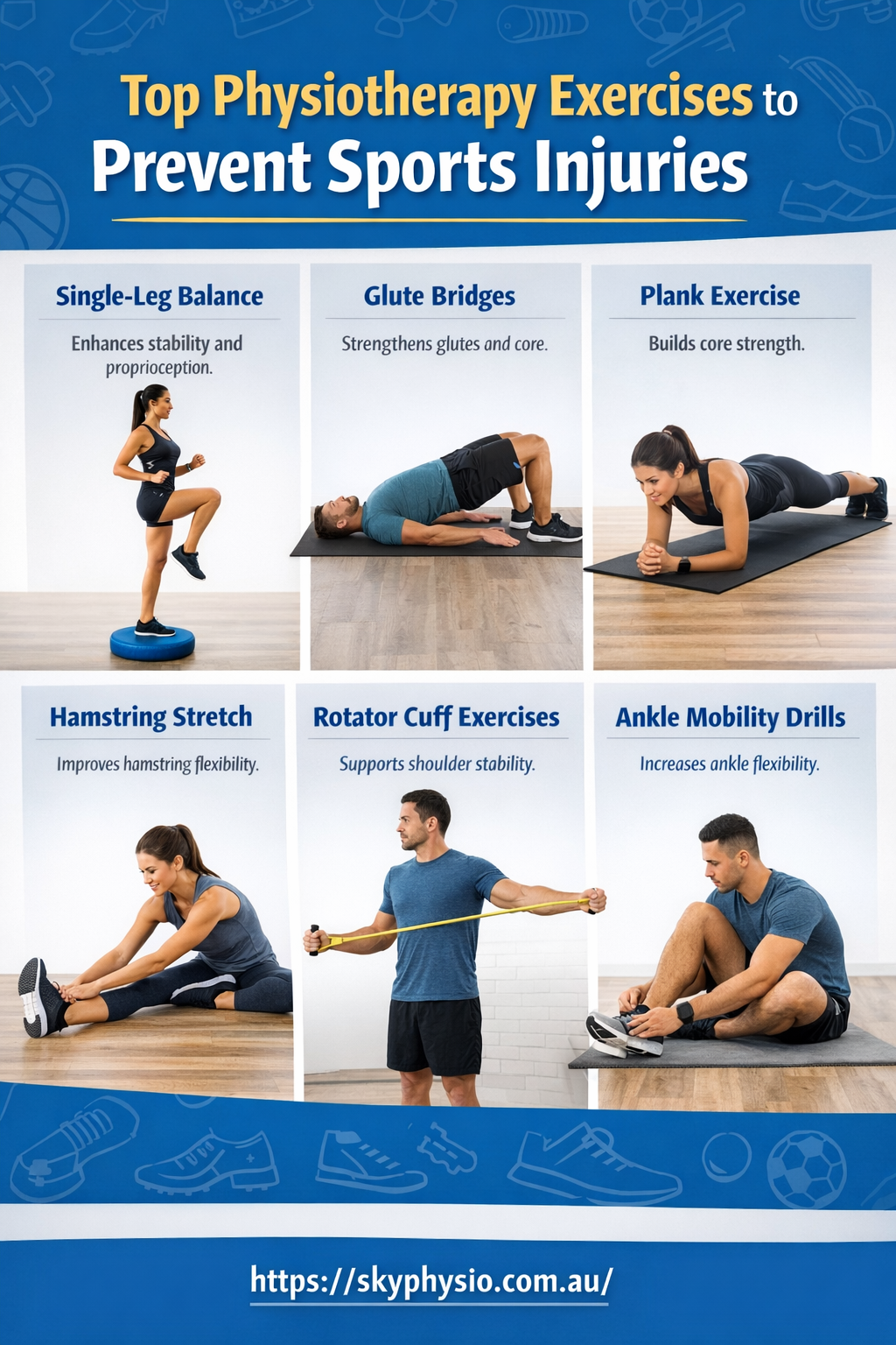Key Physiotherapy Exercises for Injury Prevention
